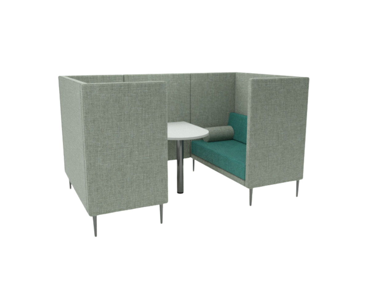 Quiet 75 High Back Booth